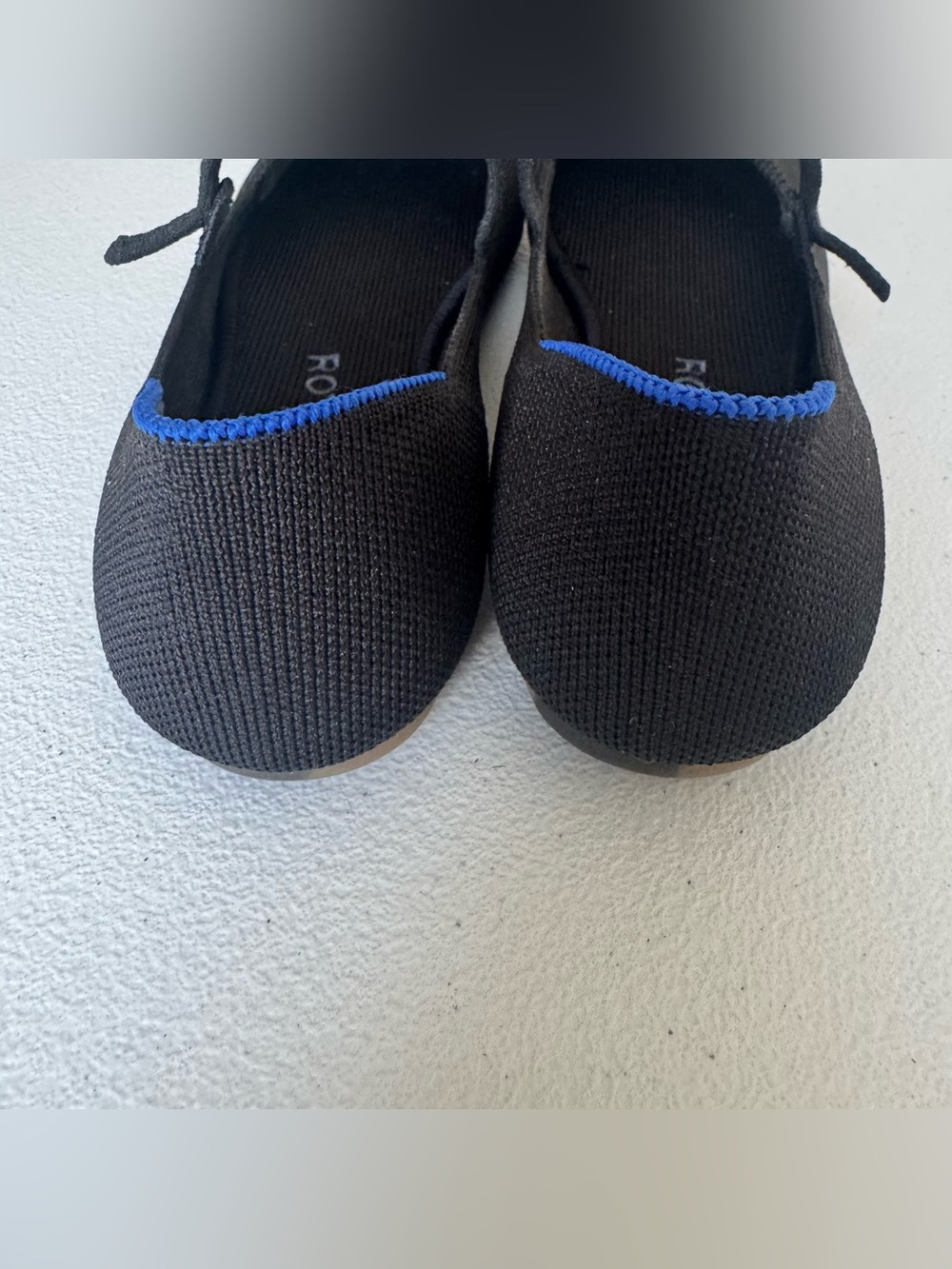 Rothy's The Square Mary Jane Washable Flats Black Size 7 - Picture 4 of 10